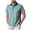 Dark Green, variant on Striped Polo Shirts for Men Short Sleeve Collar Summer, Men's POLO Shirt Pinstripe, Orange s