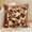 A, variant on XUEJIN Cream French Style Floral Tufted Throw Pillow Cover 18x18, Decorative Velvet Cushion Case for Sofa Couch Living Room Bedroom Decor