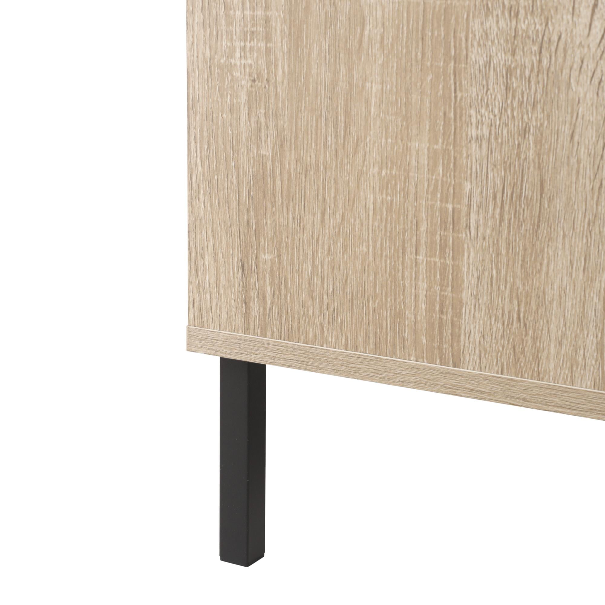 Space Nightstand Side Table, Wood Accent Night Stand with Drawer, Bedside Tables for Bedroom, Living Room, Natural Space Nightstand Side Table, Wood Accent Night Stand with Drawer, Bedside Tables for Bedroom, Living Room, Natural