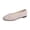 Beige, variant on NOKIO Women'S Slide Slippers Women Girls Solid Big Size Slip On Flat Shallow Comfort Casual Single Shoes Round Toe Women Flat Shoes Slip on Girls Dress Black Ballet Flats