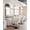 Cream, variant on Baasha Reclining Barber Chair, Heavy Duty Tattoo Salon Chair with Steel Frame, Cream