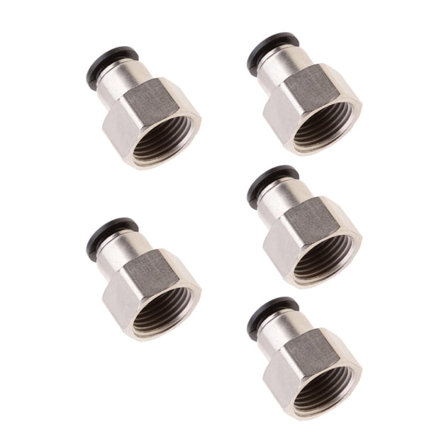 5 Piezas Tubo Manguera de Agua Rosca Accesorios Neumáticos DPCF10-04