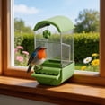 thumbnail image 1 of Automatic Smart Bird Feeder for Outdoor Gardens Effortless Observation and Accurate Dispensing System, 1 of 3