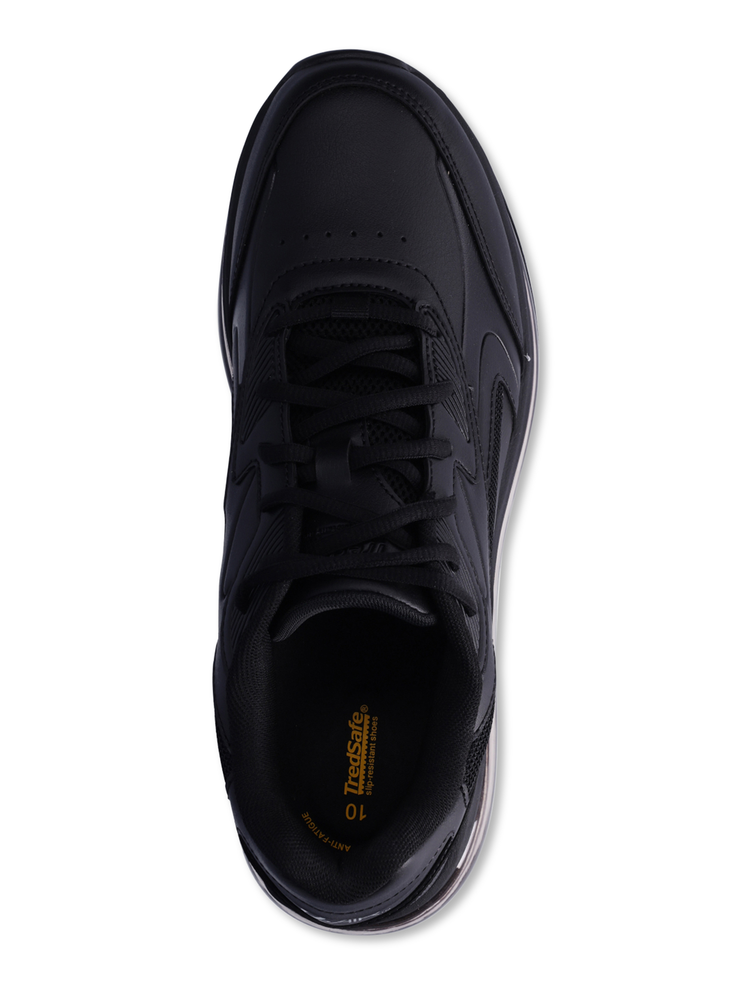TredSafe Men's Lucas Slip-Resistant Work Shoes, Black photo 4