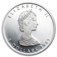 thumbnail image 2 of 1989 Canada 1 oz Proof Silver Maple Leaf (Coin Only), 2 of 2