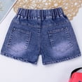 thumbnail image 4 of Avtoify Girl's Summer Jeans Shorts Knot Print Jeans Casual Outerwear Pants Denim Shorts, 4 of 4