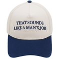 thumbnail image 2 of Breezora Embroidered Funny Saying Trucker Hat for Women Adjustable Mesh Back Baseball Cap Lightweight Breathable Casual Outdoor Fashion Hat, 2 of 3