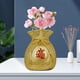 thumbnail image 5 of Florero de resina Zulema Bolsa de dinero Forma Decoraciones de banco Tamaño S 9x7.5x11cm, 5 of 8