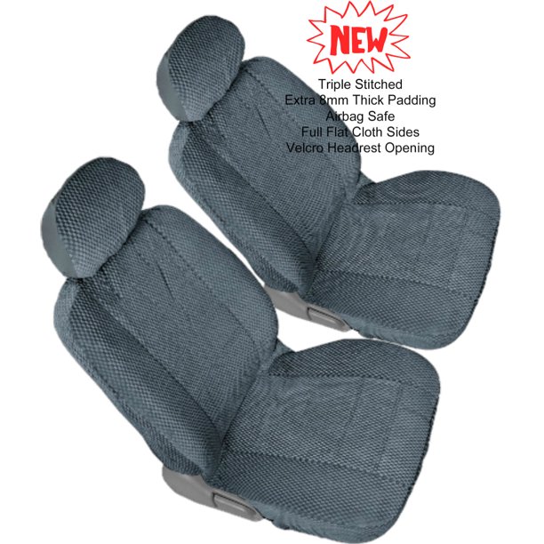 A35 Premium 4pc Front 2 Bucket Seat Covers Set Automotive Grade Encore