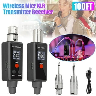 Microphone Wireless System Mic Adapter XLR Wireless Transmitter & Receiver  L9B1
