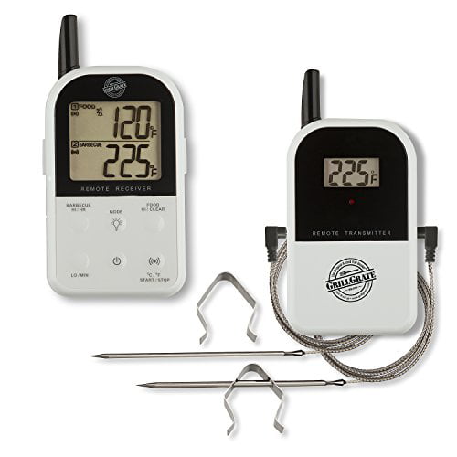 Grill Grate Et732 Bbq Smoker Meat Thermometer with Original Magnet White 