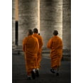 thumbnail image 2 of Pellegrini, Fulvio 11x14 Gold Ornate Wood Framed with Double Matting Museum Art Print Titled - Orange Guests, 2 of 4