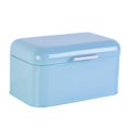 thumbnail image 4 of Retro Vintage White Metal Bread Box with Small Flat Lid – Spacious Kitchen Storage Container for Bread & Kitchen Items, Durable, Easy to Clean, Export-Quality Countertop Organizer by Jiangmen, 4 of 5