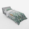 thumbnail image 3 of Floral Duvet Cover Set, Vanished Colored Messy Wild Herb Medley of Cow Parsley Musk Mallow and Purple Orchid, Bedding Set with Shams and Fitted Sheet, 3 Sizes, by Ambesonne, 3 of 3