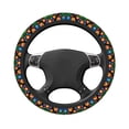 thumbnail image 3 of Naloa Traditional Floral Polish Elastic Steering Wheel Cover, Auto Steering Wheel Cover – 15 Inch , Comfortable Grip, Fit Suvs,Vans Cars,Trucks, 3 of 8
