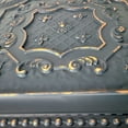 thumbnail image 3 of Tuile de Plafond en Faux Étain PVC 2'x2' à Insérer, à Coller, en Cuivre Fumé, Paquet 0f 25 (100 Pi2), 3 of 5