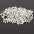 thumbnail image 3 of 500Pcs Metal Round Crimp Beads for DIY Jewelry Making, Spacer Loose Stopper Terminators Tips Clamp End Stopper Spacer Beads for Necklace Bracelet Silver, 3 of 9