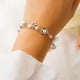 thumbnail image 4 of Pulsera Amor Corazón Estrella Cadena De Cuentas Delicada Pulsera Colgante Gótico Punk Resina Fresca Para Mujeres Adolescentes Niñas Joyería De Moda Ajustable Regalo Estético, 4 of 4