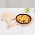 thumbnail image 5 of Wooden Pizza Peel, 11 Inches, Wooden Pizza Peel Pizza Spatula Hanging Spatula Style Pizza Pizza Oven Accessories Tools Cutting Board With Handle For Pizza, 5 of 5