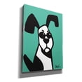 thumbnail image 2 of Epic Graffiti 'Dog on Teal' by Irena Orlov, Canvas Wall Art, 40"x54", 2 of 8