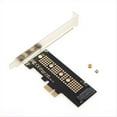 thumbnail image 2 of Tarjeta Adaptadora M.2 NVME SSD A PCIe 4.0 64 Gbps M-Key PCIe4.0 X4 para PC de Escritorio PCI-e GEN4, 2 of 5