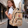 thumbnail image 4 of Yuyamidu Cute Capybara School Backpack for Boys 6-8 Years Old Kids Bookbag Girls Primary School Bag High School Backpacks with Front Pocket & Side Pockets, 4 of 8
