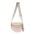 thumbnail image 1 of Bandolera FEIBOON espaciosa riñonera de nailon para mujer, color beige, 1 of 6
