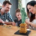 thumbnail image 2 of HI-REEKE Architecture Micro Mini Building Block Set Statue of Liberty Building Kit Gift Multi Color, 2 of 7