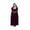 Burgundy, variant on Adult Renaissance Princess Womens Costume, Purple - 2XL 20-22