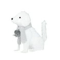 Holiday Time Lightup LED Fluffy Sitting Dog