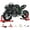 Style 2, variant on 1/6 Scale Alloy Racing Style Dynamic RC Motorcycle Model, Realistic Simulation RC Dirt Bike with Ignition System, Smoke Spray, Light & Sound, Collectible Black Track Edition
