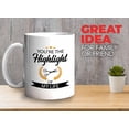thumbnail image 2 of Barber Coffee Mug 11 oz White - You're The Highlight - Hairdresser Stylist Beautician Shaver Male Female Hairstylist Beauty Salon Hair Salon Cosmetologist Philocalist, 2 of 7