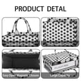 thumbnail image 4 of Large Capacity Tote Bag,Black White Soccer Pattern Handbag Fashion Luxury Tote Bag,15.7"x13"x 5.1" Inches,Laptop Compatible, 4 of 6