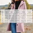 thumbnail image 3 of Caywon Women's Hooded Button Front Coat, Long Sleeve Casual Outerwear Jacket with Pockets, Relaxed Fit Everyday Fall Layering Coat, 3 of 6
