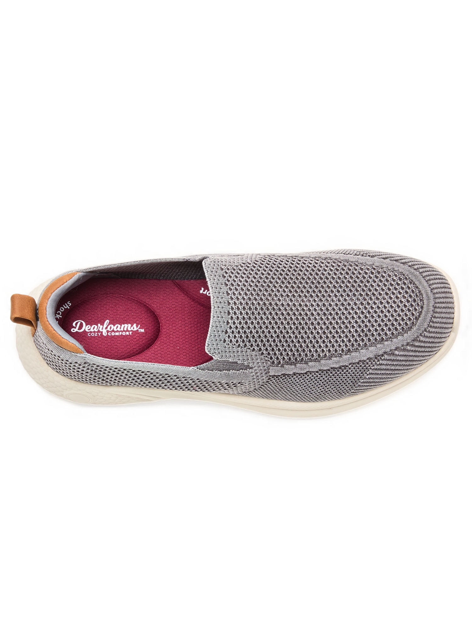 Dearfoams Cozy Comfort Men's Sport Knit Slip-On Shoes