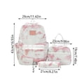 thumbnail image 2 of Tie Dye Backpack Set for Girls School Backpack with Lunch Box and Pencil Case School Bookbag for Kids Elementary Senior Year, 2 of 5