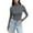 Dark Gray, variant on Ladies Tops And Blouses Solid Color High Neck Regular Long Sleeve Crewneck T Shirt Womens Tops