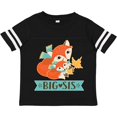thumbnail image 3 of Inktastic Big Sis Woodland Fox Sister Girls Toddler T-Shirt, 3 of 5