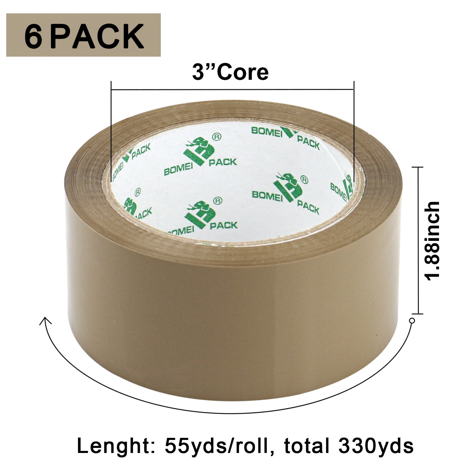 Brown Packing Tape 3 Inch 100 Meter (48 Pcs)- PackingKart