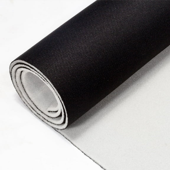 Hiksuky Auto Headliner Fabric 39" L × 60" W Stylish Mesh with Foam Backing - Tube Packaging - Black Interior Replacement Material for Car/Truck/SUV/RV Roof - Home Repair/DIY Headliner Material