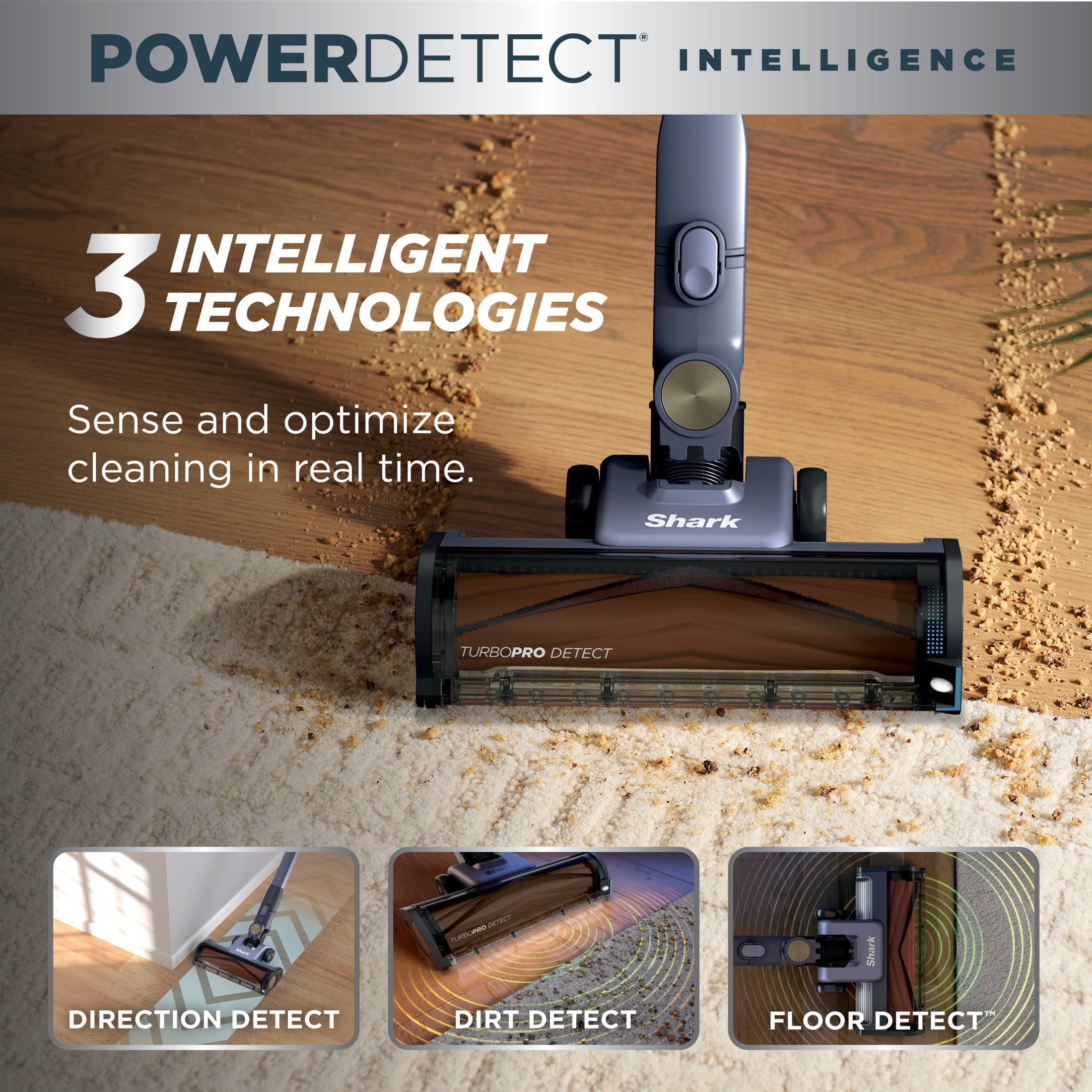 Shark PowerDetect Speed Clean & Empty System Cordless Stick Vacuum, 60 Min Runtime, Auto-Empty Dock, IA3140