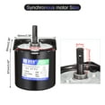 thumbnail image 2 of Uxcell Permanent Magnet Synchronous Gear Motor 50RPM 110V 12W 50/60Hz CW/CCW Control AC Motor, 2 of 5