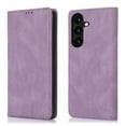 thumbnail image 7 of Allytech Magnetic Case for Samsung Galaxy S23, [3 Card Slots] [1 Cash Slots] Slim PU Leather Shockproof Camera Lens Protection Kickstand Magnetic Closure Luxury Case for Women Men - Purple, 7 of 7