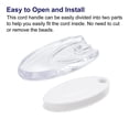 thumbnail image 4 of Uxcell Blinds Chain Handle, 2Pack 90mm Roller Shade Cord Weights for Window Parts, White, 4 of 6