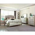 thumbnail image 3 of Bling Game Bedroom Set Metallic Platinum, 3 of 8