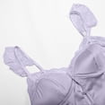 thumbnail image 6 of CAIXIA Women'S Robes Plus Size Elegant Satin Lace Trim Deep V Neck Padded Bust Suspender Nightdress for Women Comfortable Homewear Gown, 6 of 7