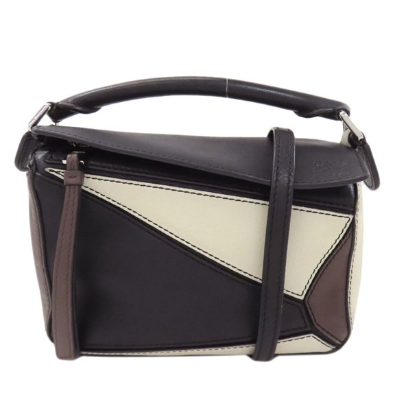 Pre-Owned Loewe Puzzle Bag Mini 2-Way Handbag Calfskin Women's LOEWE