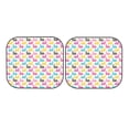 thumbnail image 4 of Picia Colorful Rabbit 2 Piece Car Windshield Sun Shade Foldable | Foldable Sun Shield for Front Window Blocks UV Rays and Keeps Your Vehicle Cool-, 4 of 7