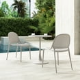 thumbnail image 7 of Shay Indoor and Outdoor Stackable Chair - Cement Gray - Set of 2, 7 of 7