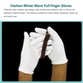 thumbnail image 3 of Full Finger Gloves Warm Women Processing Breathable Hand Protector Full Finger Sweat Elastic Mitten Fishing Jewelry Serving Work Use, 3 of 6